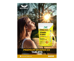 Premium Vitamin D3 Tablets - Pure, Effective & Affordable
