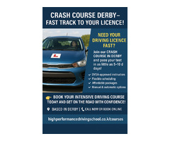 Crash Course Derby – Fast Track to Your Licence