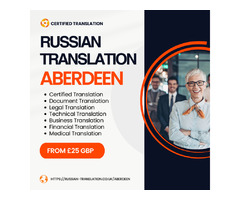 Russian Certified Translation Services in Aberdeen UK