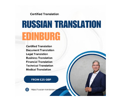 Russian Certified Translation Services in Edinburg UK