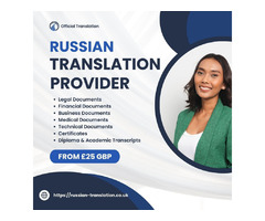 Russian Certified Translation Services Provider in the UK