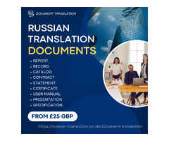 Russian Certified Translation of Documents in the UK